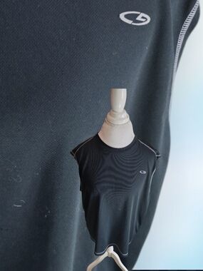 🏀 Jordan Black Sleeveless Training Tank with Subtle Logo